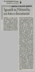 Sguardi su Nietzsche - Gazzettino