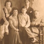 Famiglia Hillesum, 1931 Etty, Rebecca, piccolo Misha, Jaap, Loius